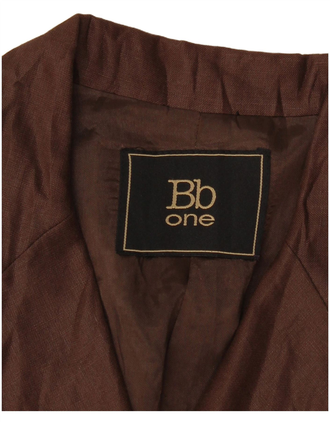 Vintage ženski sako sa 3 gumba UK 10 Mala smeđa