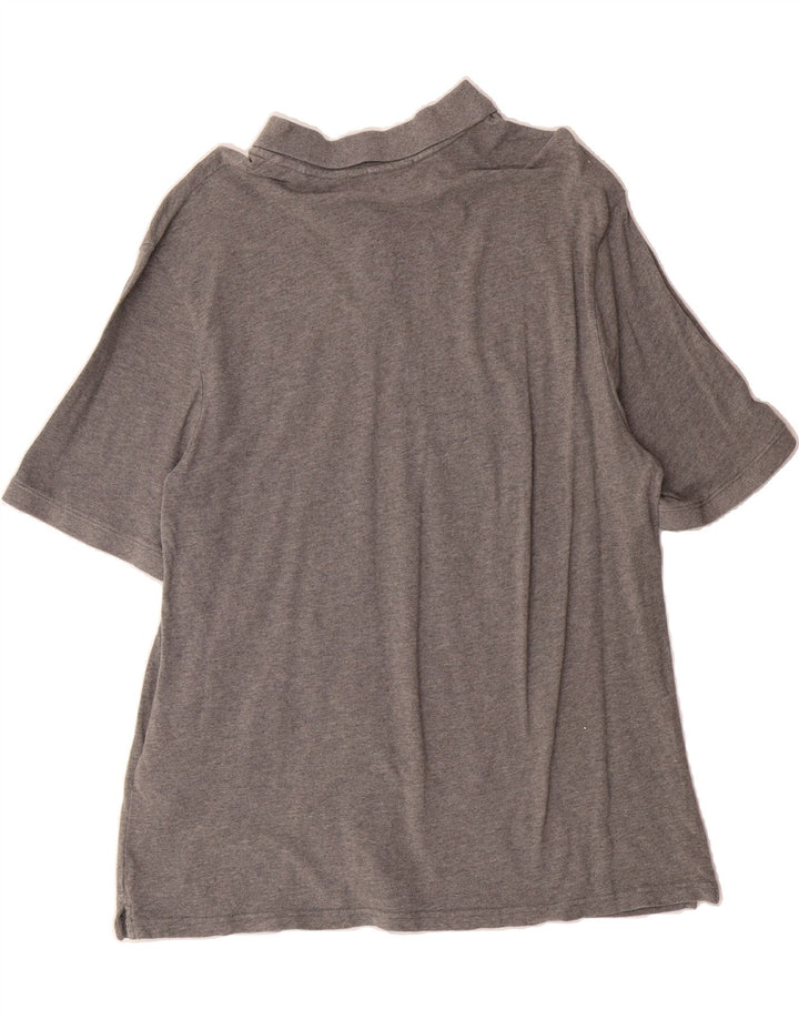 DOCKERS Mens Polo Shirt 2XL Grey Cotton Vintage Dockers and Second-Hand Dockers from Messina Hembry 