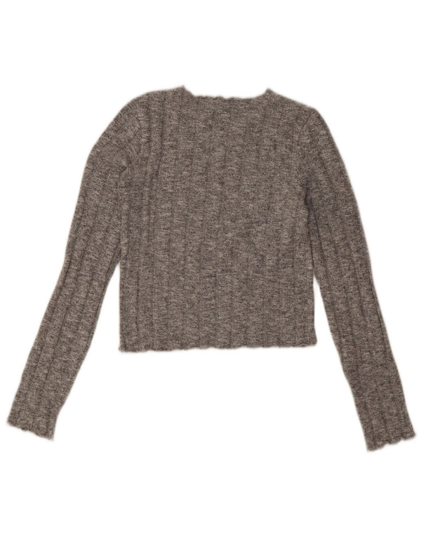 Zara ženski pulover s okruglim izrezom UK 8, male sive mrlje