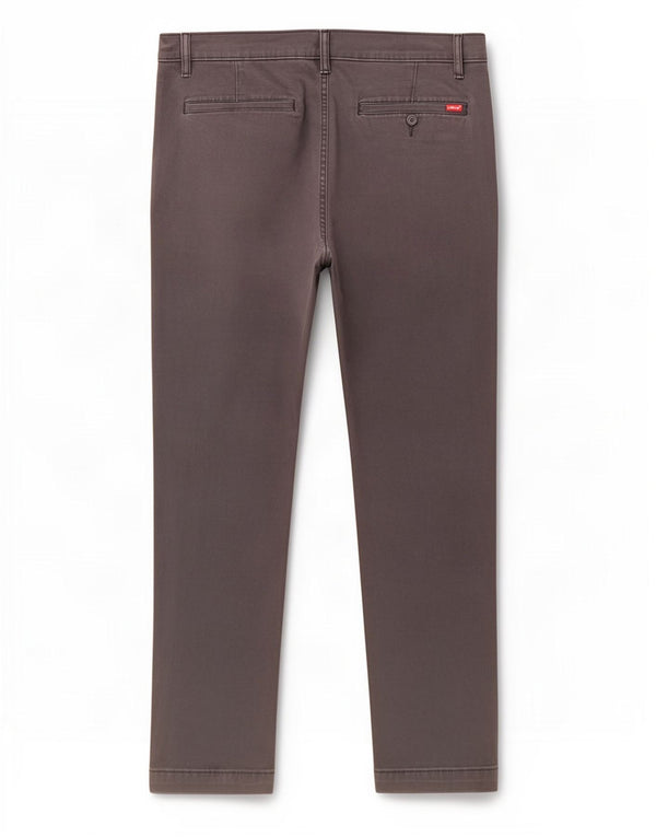Levi's muške sužene uske chino hlače W36 L29 sivi pamuk