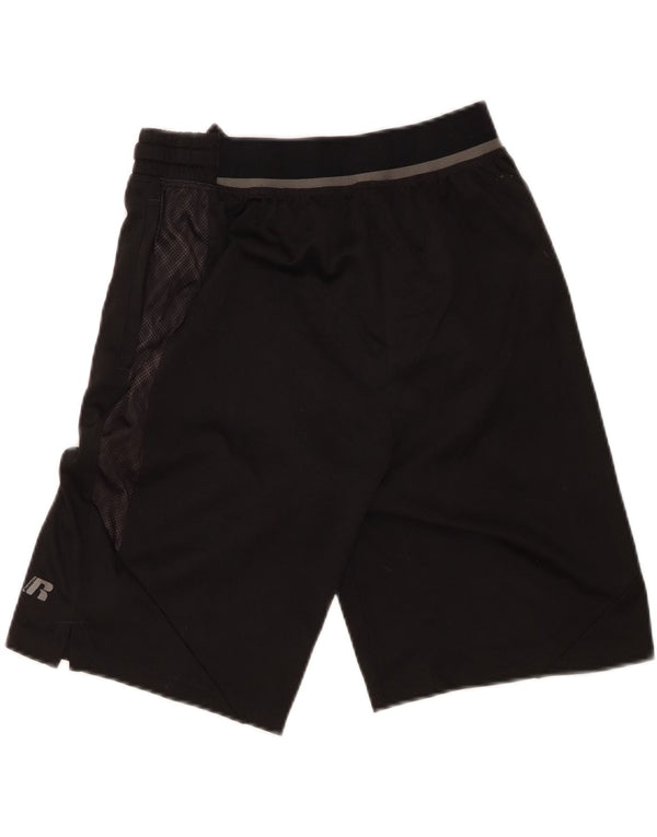 Russell Athletic Boys Sport Shorts 15-16 Years 2XL Black Polyester