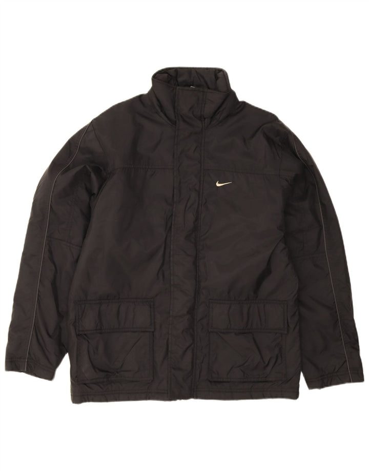 Nike muška podstavljena jakna UK 36/38 mala crna najlonska