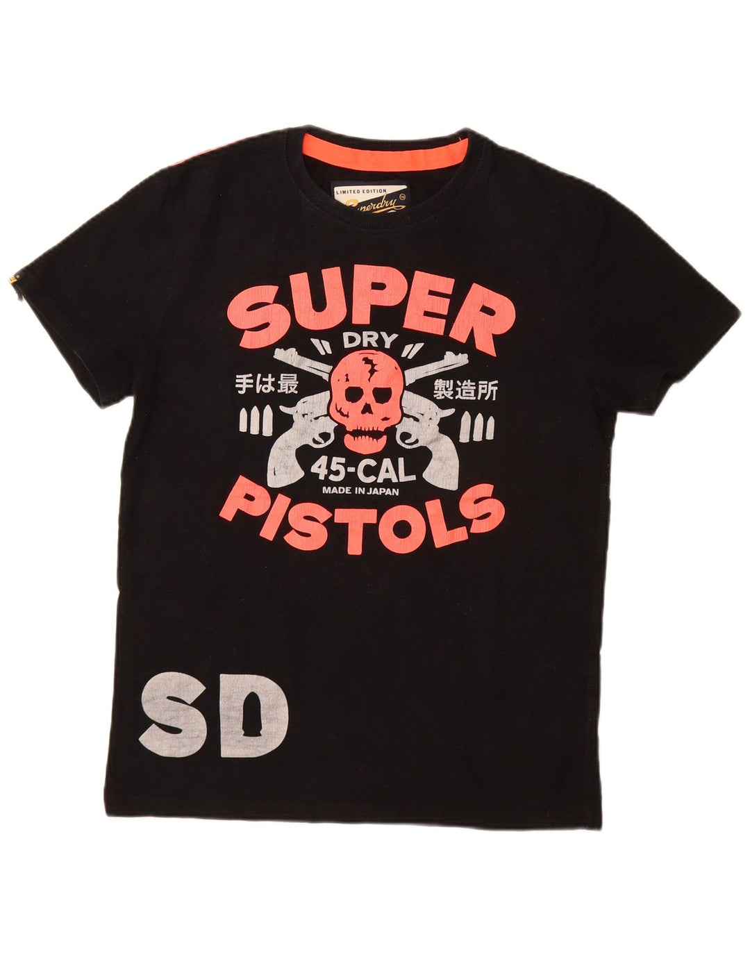 SUPERDRY muška majica kratkih rukava s grafičkim motivima, veliki crni pamuk