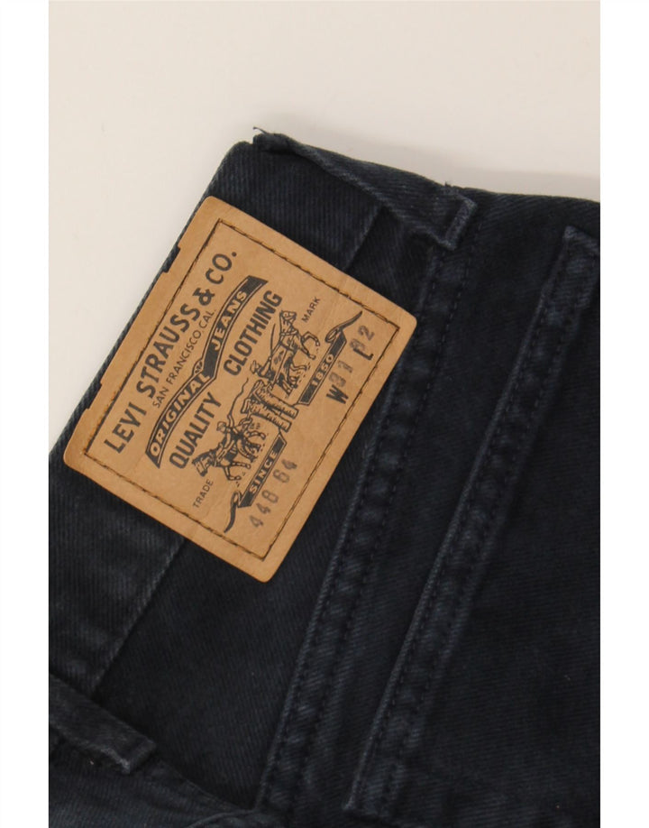 LEVI'S Mens Straight Jeans W31 L26 Navy Blue Cotton Vintage Levi's and Second-Hand Levi's from Messina Hembry 
