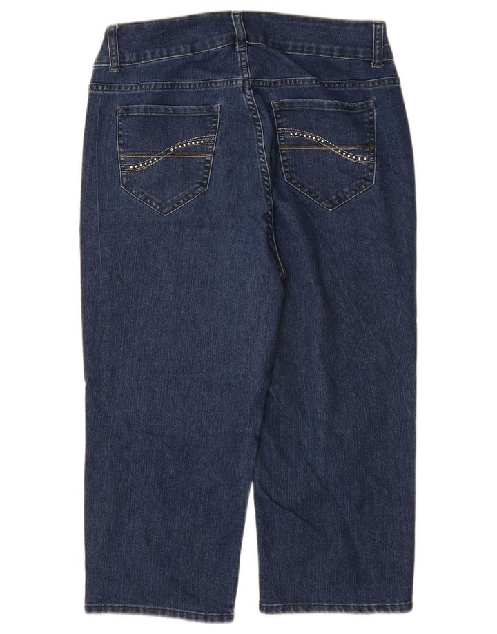 LEE Ženske kapri traperice slobodnog kroja Riders US 8 srednje W28 L18 plavi pamuk