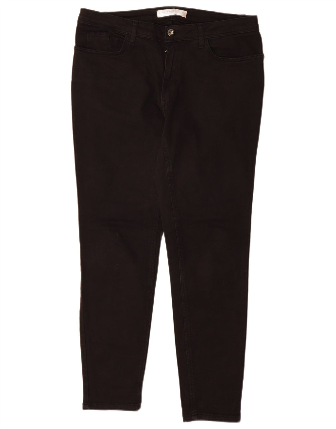 Zara ženske uske traperice EU 44 XL W32 L28 crne