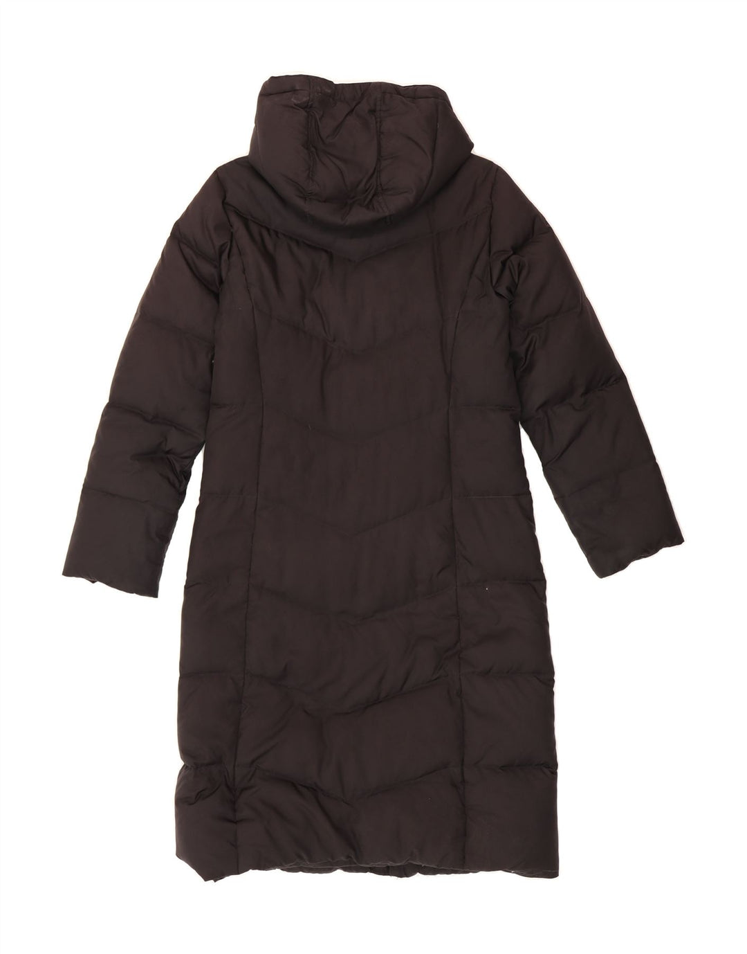 TOMMY HILFIGER Womens Hooded Padded Coat UK 14 Medium Black Polyester Vintage Tommy Hilfiger and Second-Hand Tommy Hilfiger from Messina Hembry 