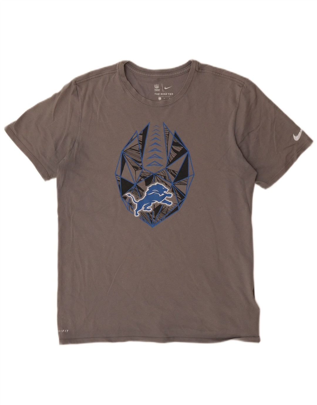 NIKE muška velika siva majica kratkih rukava Detroit Lions Graphic T-Shirt