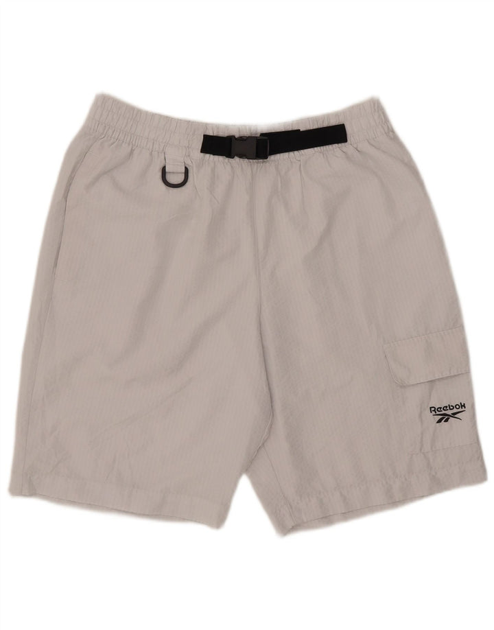 Reebok muške kargo sportske kratke hlače veliki bijeli poliester