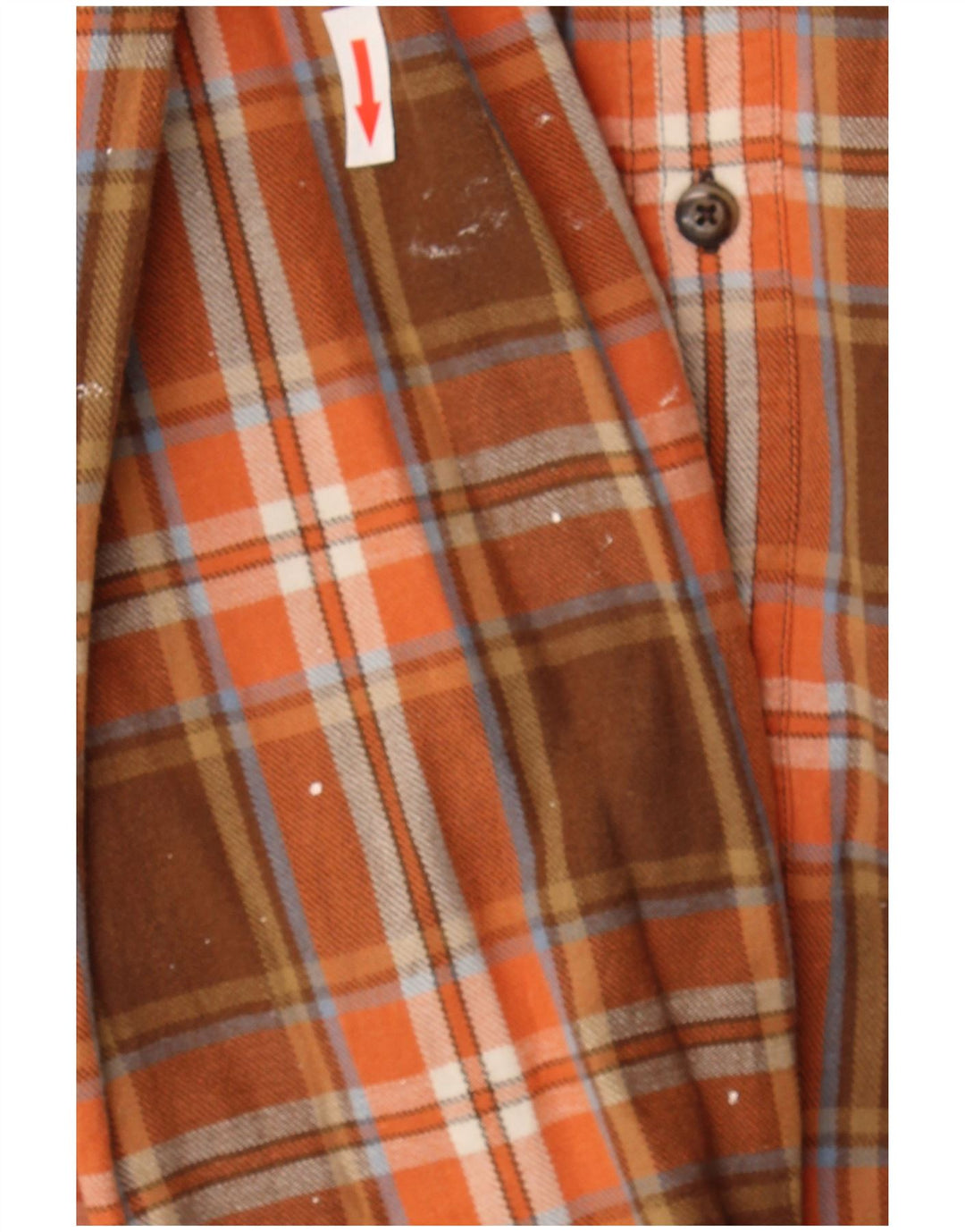 Timberland muška flanelska košulja srednje smeđeg kariranog pamuka