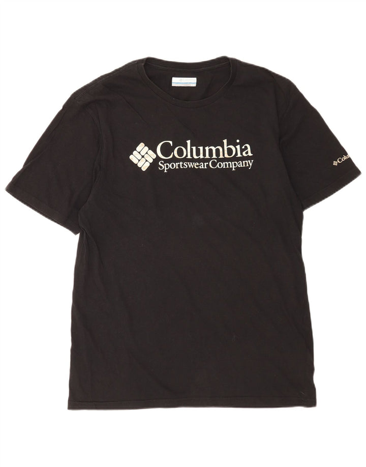 Columbia muška majica kratkih rukava Srednji crni pamuk