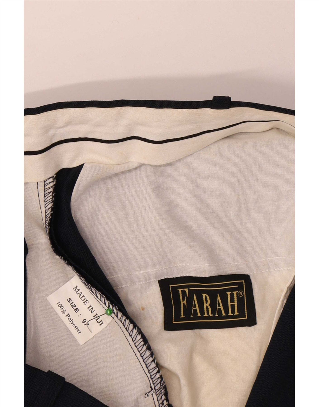 Farah muške chino kratke hlače W38 XL tamnoplavi poliester