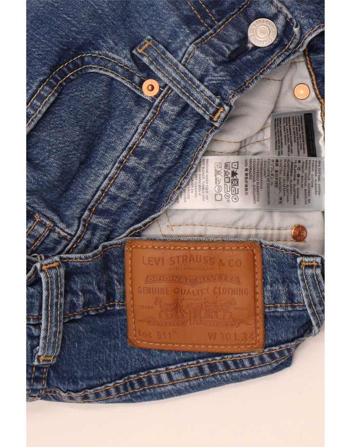 Levi's muške 511 uske traperice W30 L34 plavi pamuk