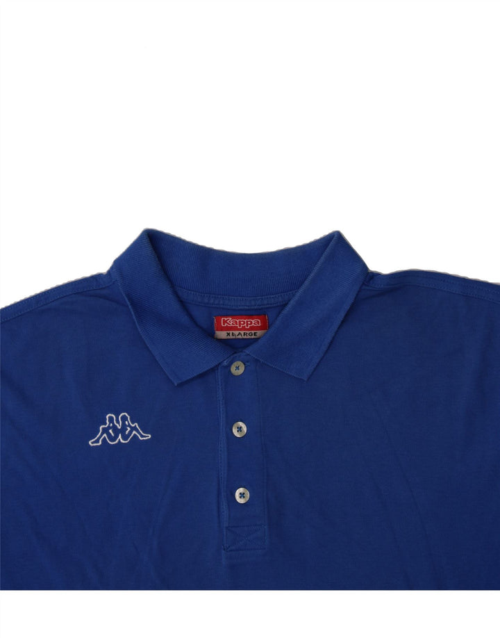 KAPPA Mens Polo Shirt XL Blue Cotton Vintage Kappa and Second-Hand Kappa from Messina Hembry 