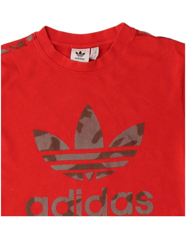 Adidas muška majica kratkih rukava srednje veličine, crveni pamuk