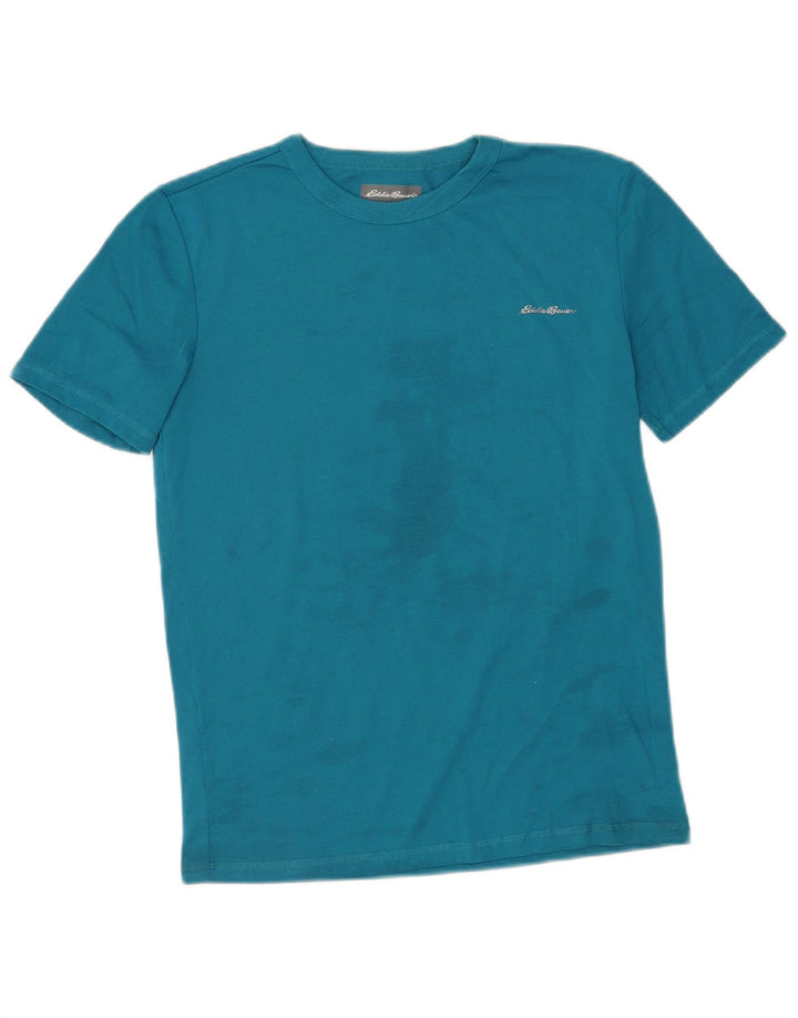 Majica kratkih rukava Eddie Bauer za dječake 14-15 godina velika plava poliester