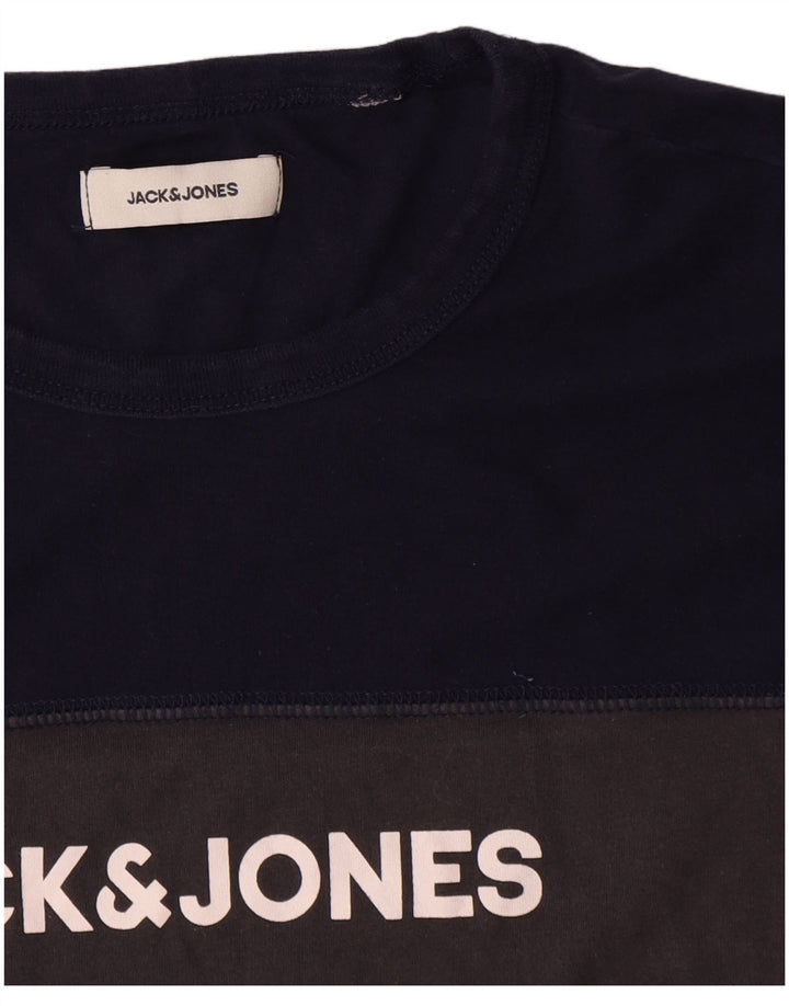 Jack & Jones muška grafička majica kratkih rukava srednje sive boje