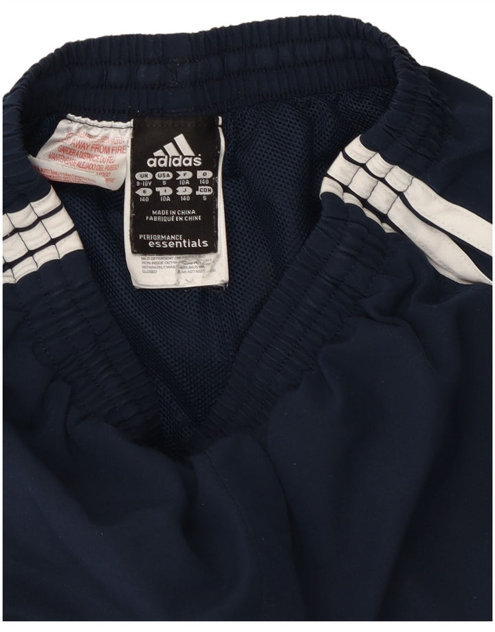 Adidas Hlače za trenirku za dječake 9-10 godina tamnoplave poliesterske