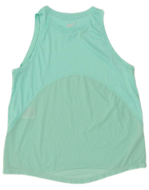 Nike Ženski Dri Fit Vest Top UK 14 Veliki zeleni poliester