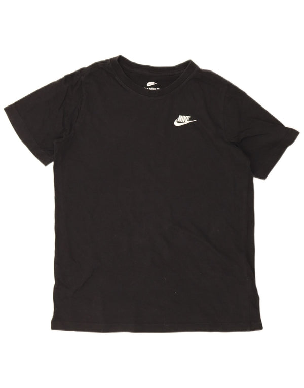 Nike Boys T-Shirt Top 13-14 Years XL Black Cotton