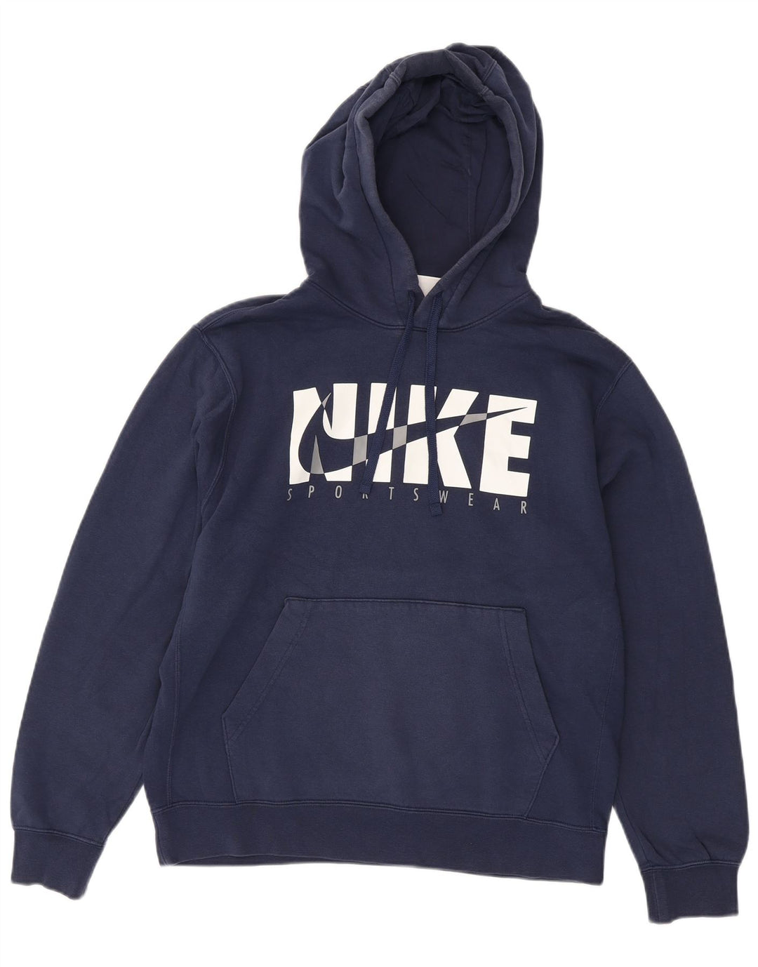 Nike muška majica s kapuljačom s kapuljačom srednje tamnoplave boje