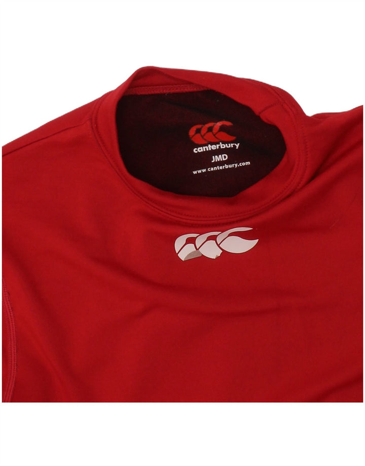 Canterbury Boys Graphic Majica dugih rukava 7-8 godina Srednje crvena