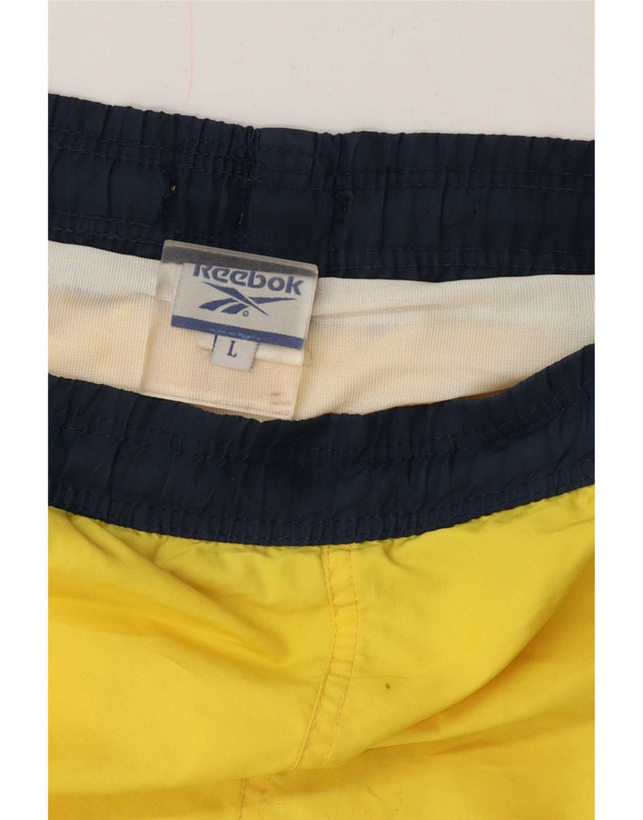 Reebok muške sportske kratke hlače Large Yellow Colourblock