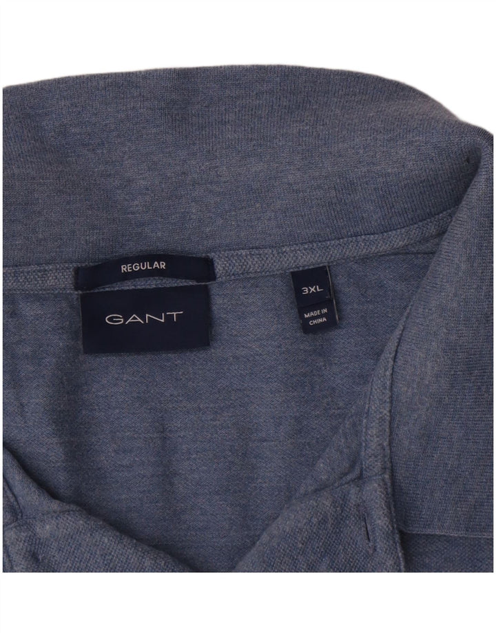 Gant Regular muška polo majica 3XL plavi pamuk