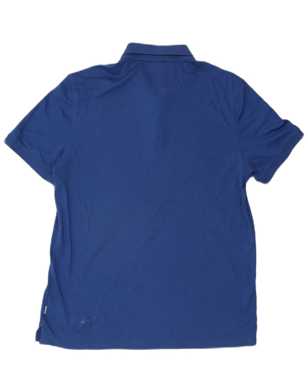 CALVIN KLEIN Muška polo majica Large Blue Pamuk