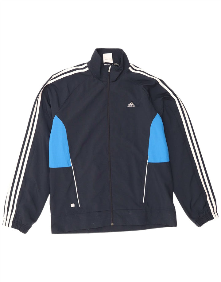 Adidas muška trenirka Climalite Gornja jakna srednje tamnoplave boje