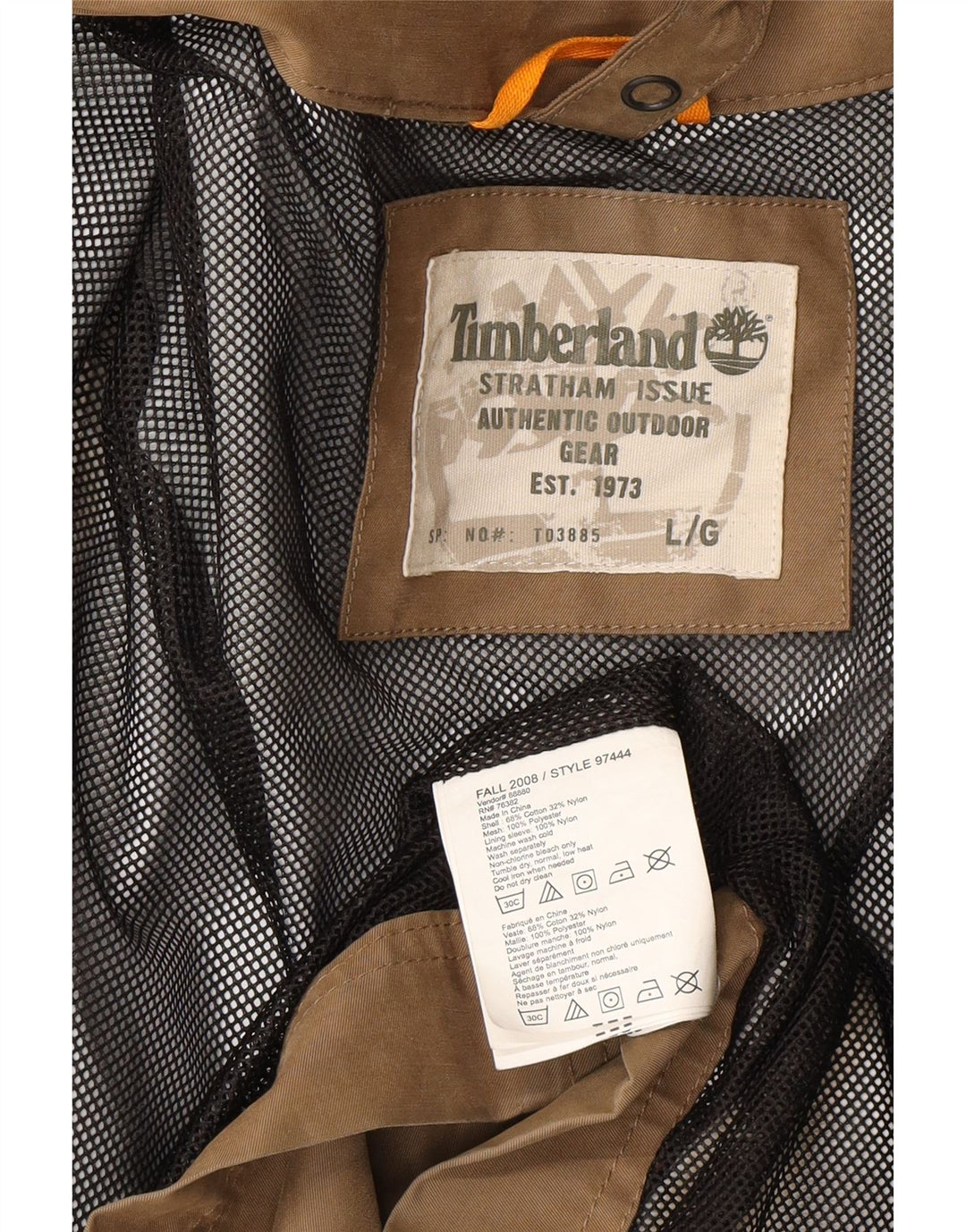 Timberland muška pomoćna jakna UK 40 Large Beige Cotton