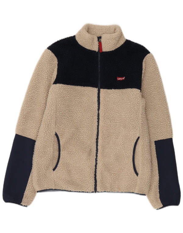 Levi's jakna od flisa za dječake 15-16 godina, bež boja, poliester