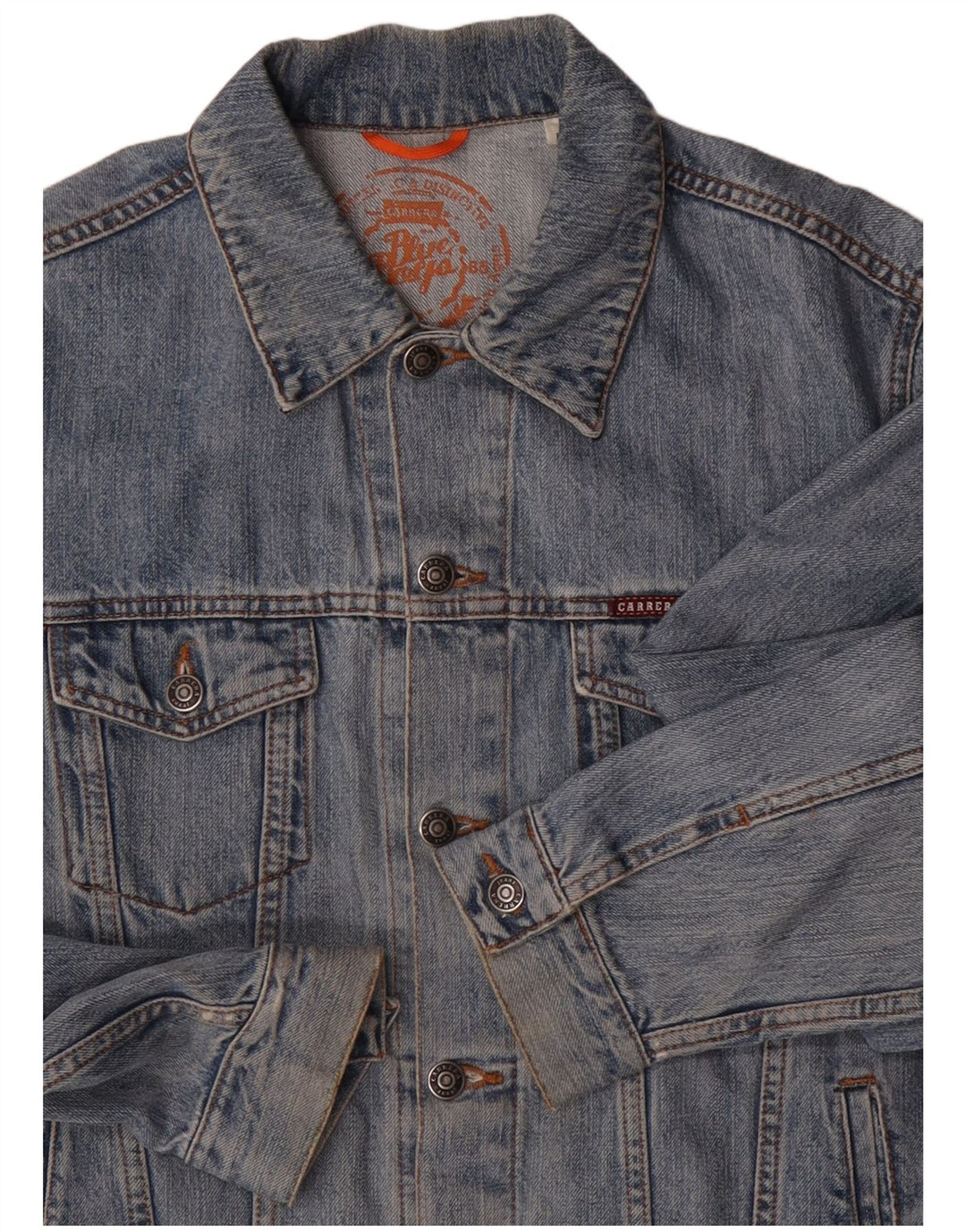 CARRERA muška traper jakna UK 40 Large Blue Cotton