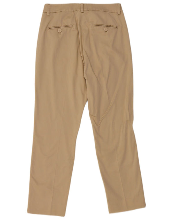 Max Mara ženske uske chino hlače UK 8 male W28 L27 bež pamuk