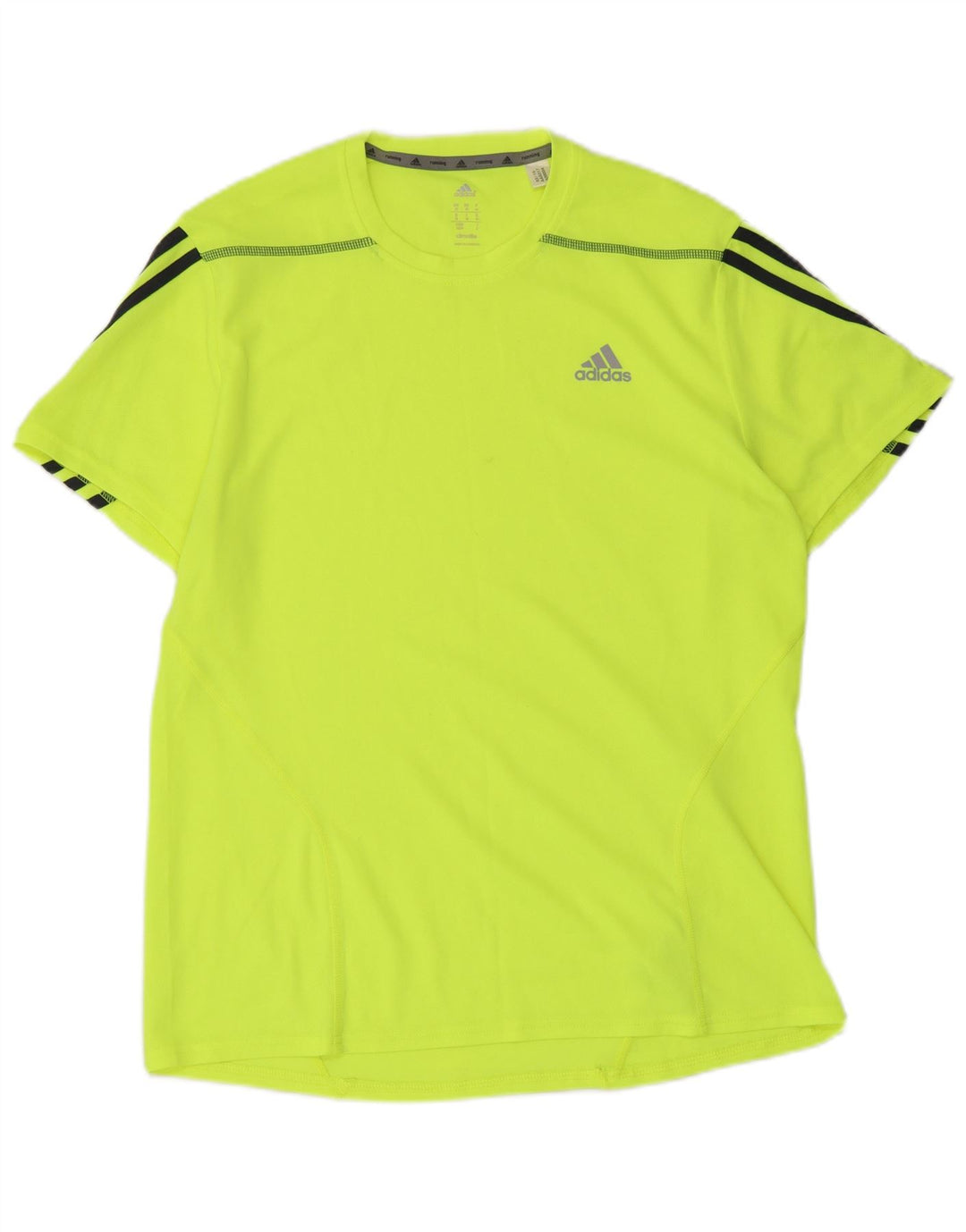 Adidas muška majica Climalite, srednji žuti poliester