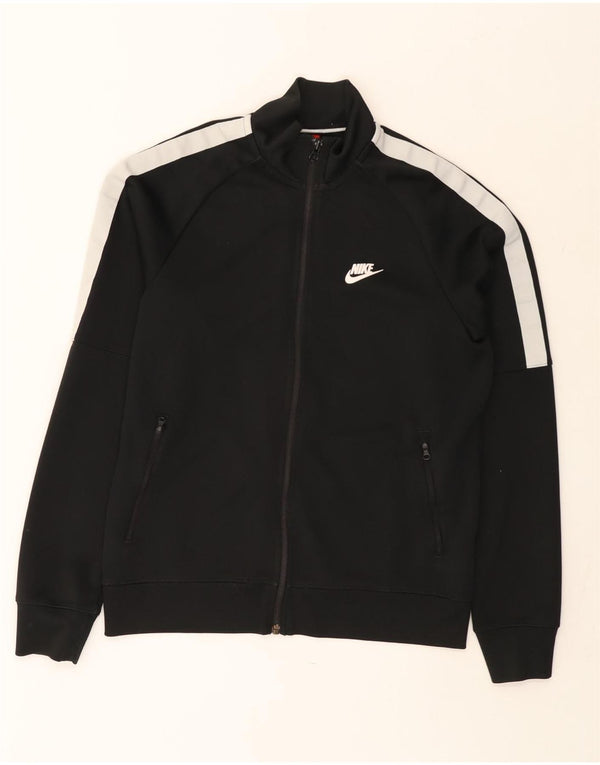Nike muška gornja jakna trenirke srednje crne boje od poliestera