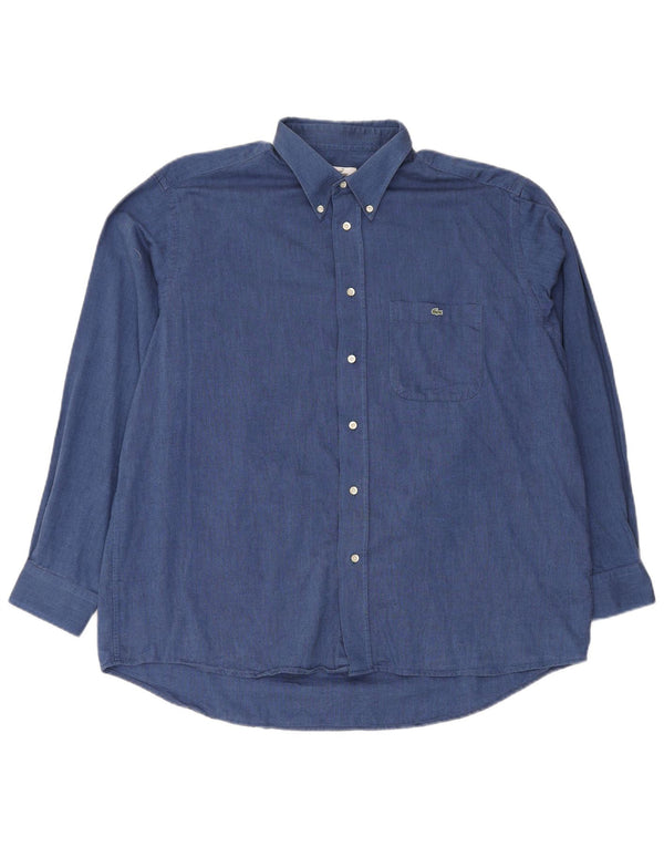 Lacoste muška košulja veličina 43 XL plavi pamuk