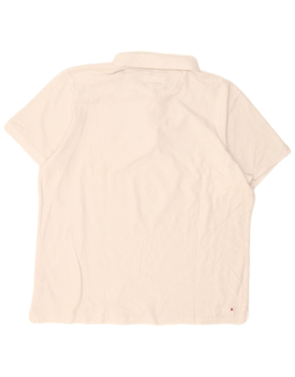 Fat Face muška polo majica XL bijeli pamuk