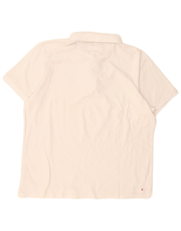 Fat Face muška polo majica XL bijeli pamuk