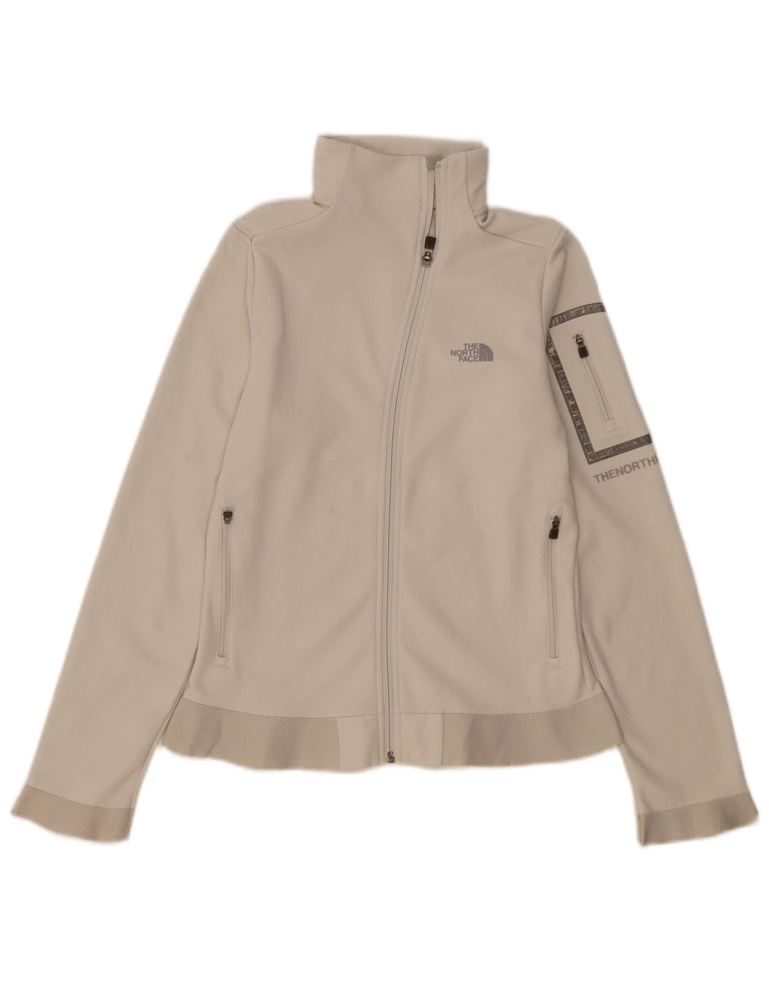 The North Face ženska gornja jakna trenirke UK 6 XS bijeli poliester