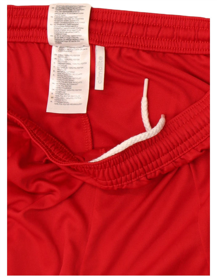 ADIDAS muške sportske kratke hlače Climalite male crvene boje od poliestera
