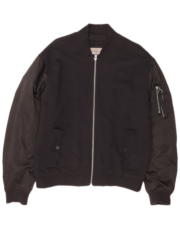 Calvin Klein Jeans muška bomber jakna UK 40 veliki crni pamuk