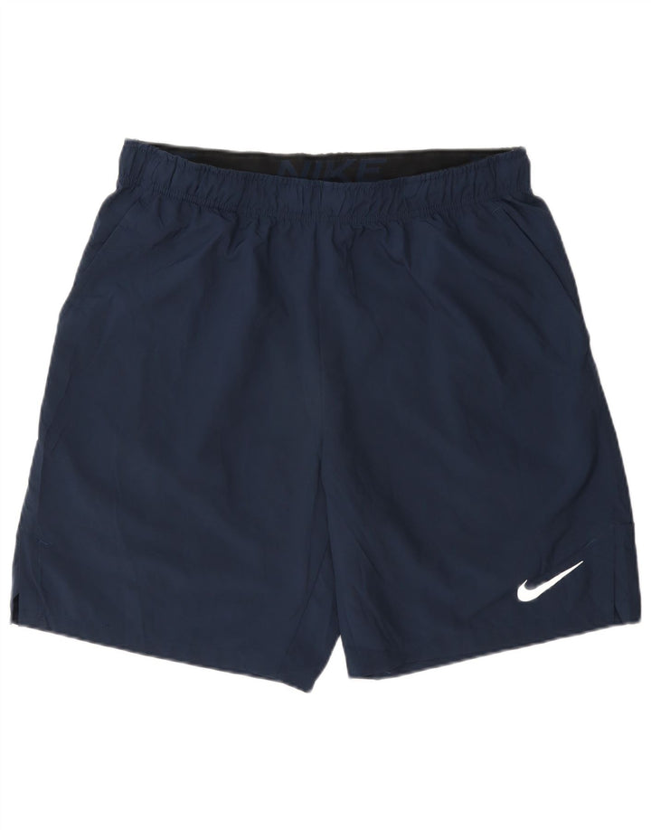 Nike muške Dri Fit standardne sportske kratke hlače velike tamnoplave poliesterske boje