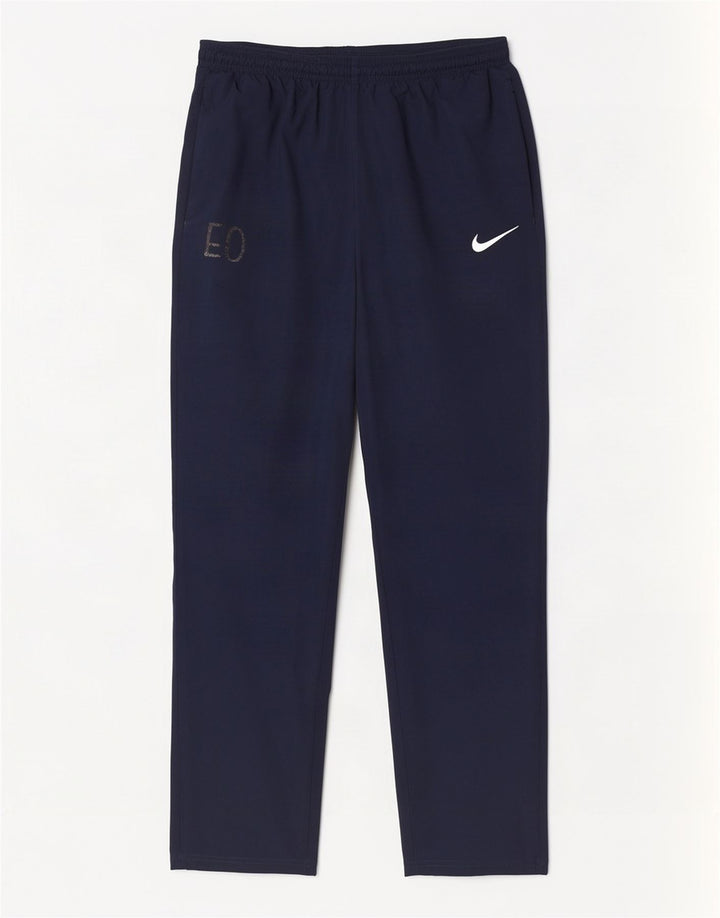 Nike muške Dri Fit hlače za trenirku, velike tamnoplave poliesterske hlače