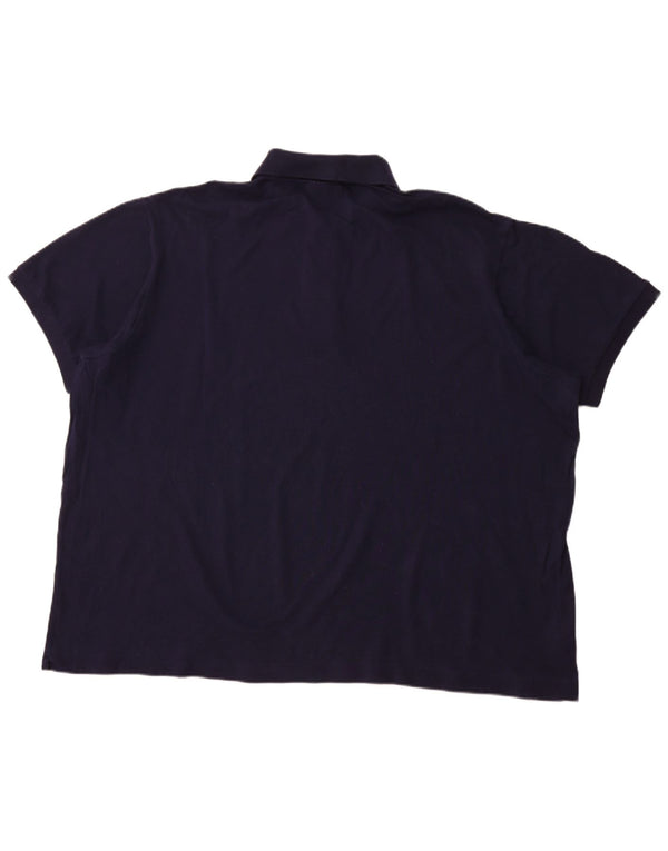 LACOSTE Muška klasična polo majica veličine 10 5XL tamnoplavi pamuk