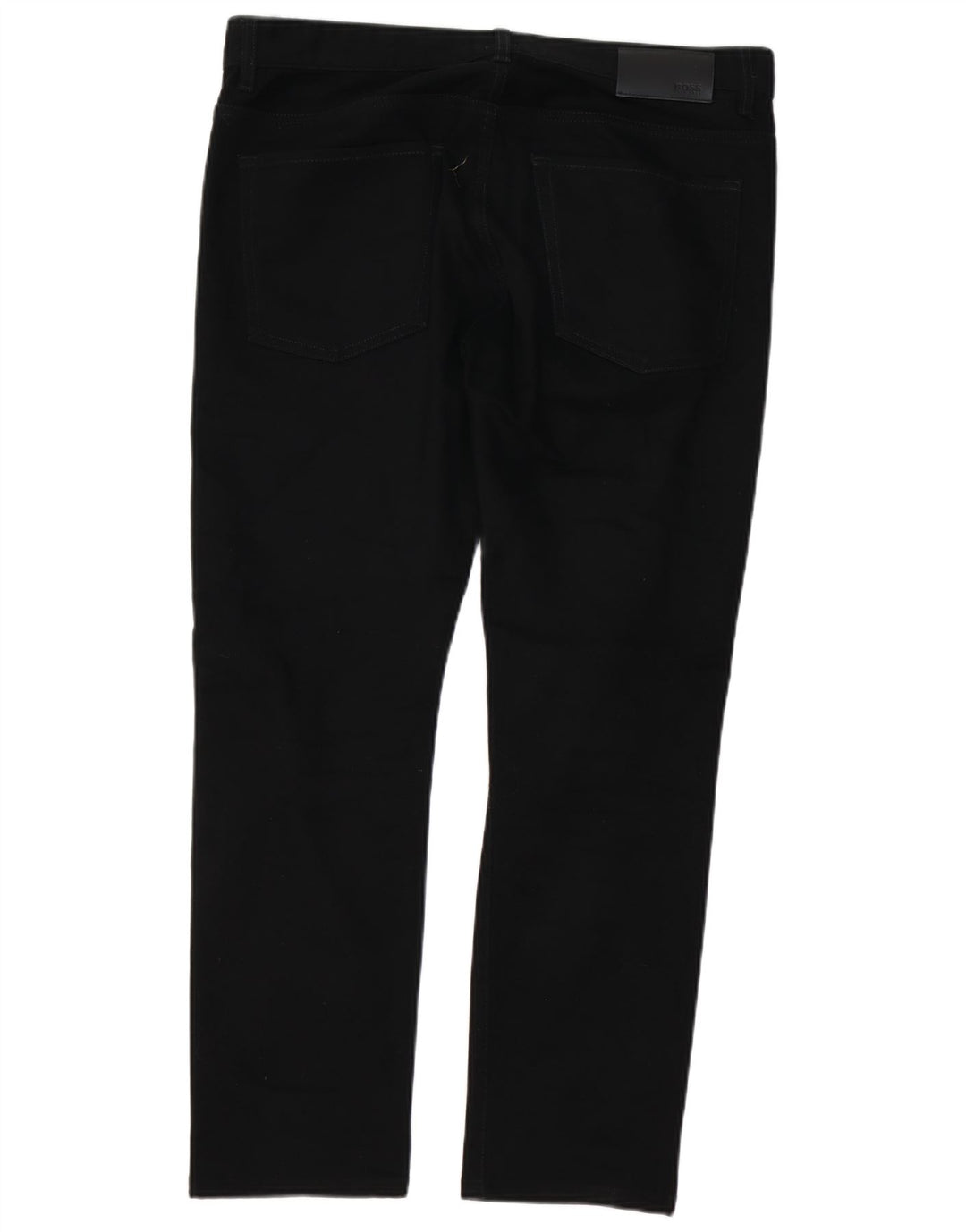 HUGO BOSS Muške ravne traperice W36 L29 crni pamuk