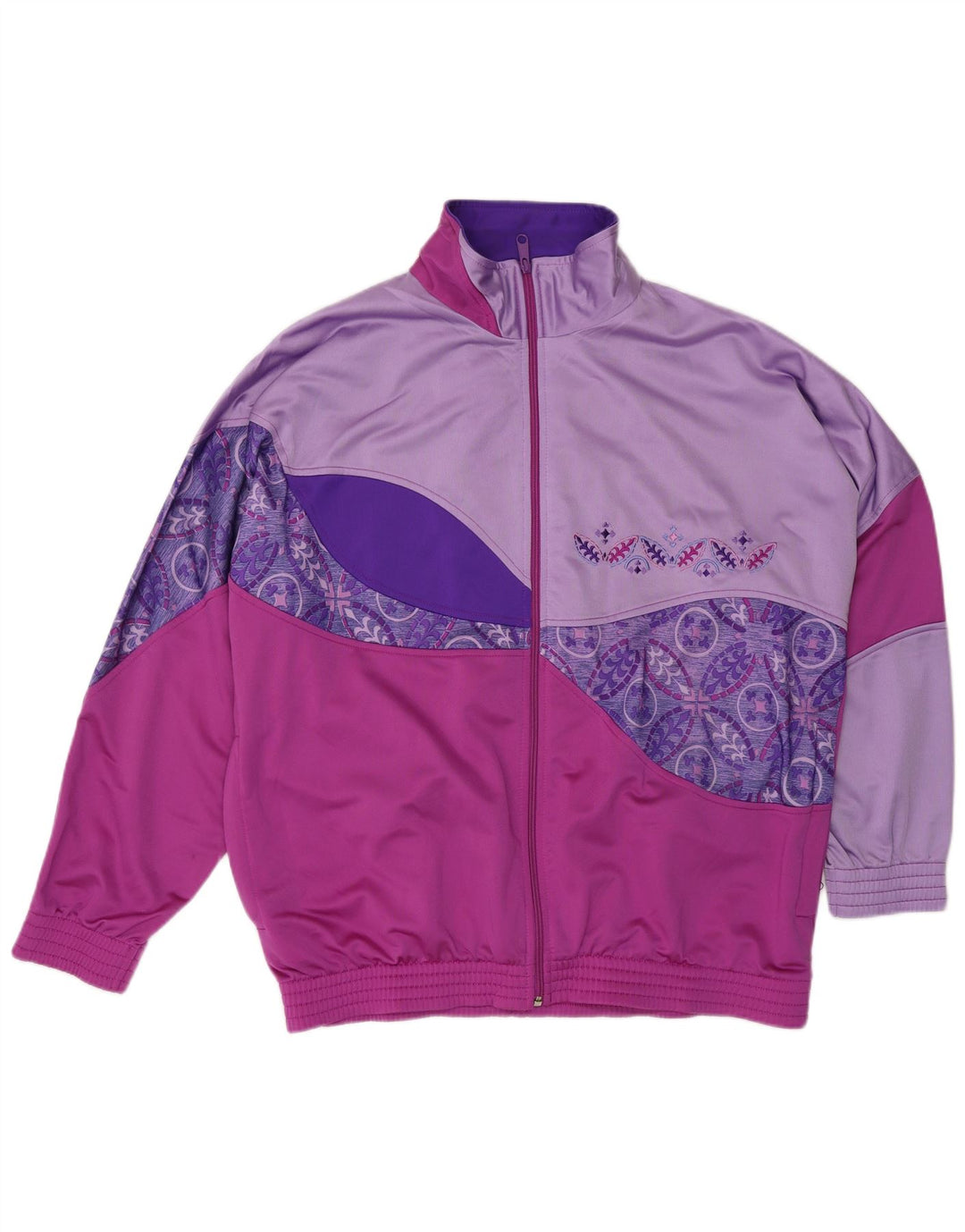 LOTTO Womens Oversized Full Tracksuit UK 16 Large  Pink Colourblock