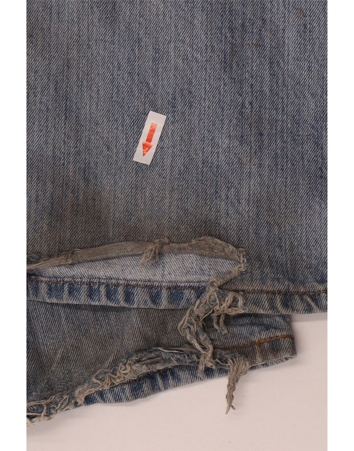 Levi's muške ravne traperice W34 L32 plavi pamuk