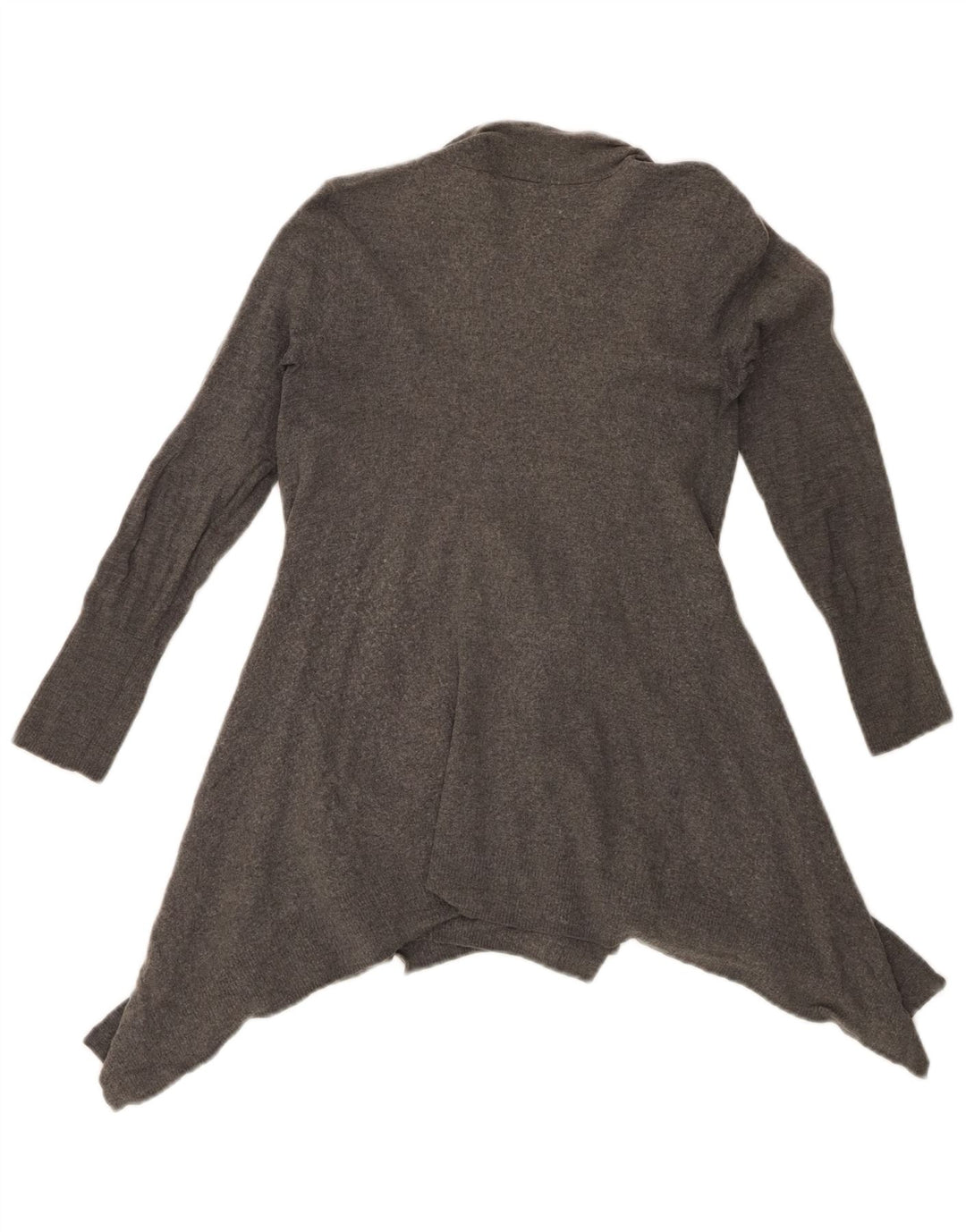 JIGSAW Womens Open Cardigan Sweater UK 12 Medium Grey Viscose