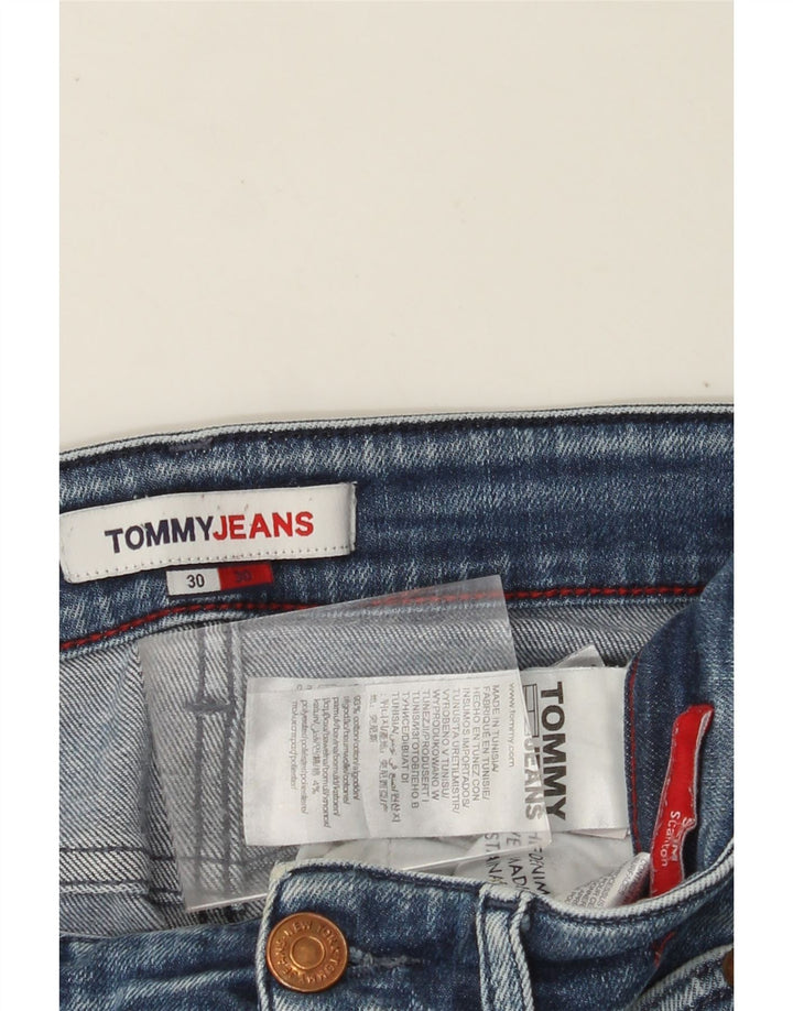 TOMMY HILFIGER Muške Scanton uske traperice W30 L30 Plavi pamuk